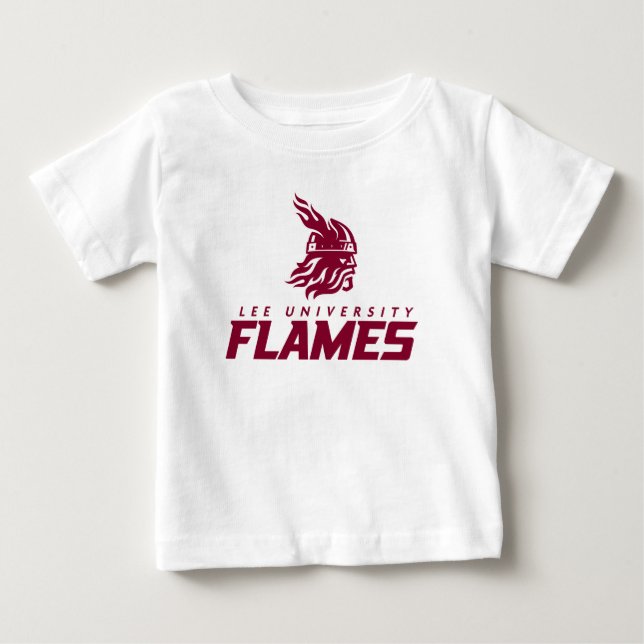 Lee University Flames Vanguard Graphic Baby T-Shirt (Front)