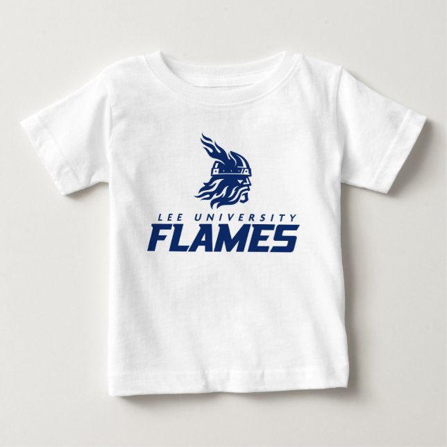 Lee University Flames Vanguard Graphic Baby T-Shirt (Front)