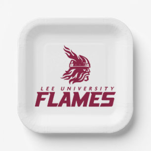 Lee University Flames Vanguard Graphic Paper Plates