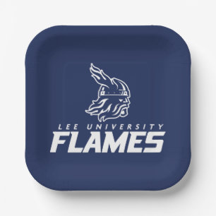 Lee University Flames Vanguard Graphic Paper Plates