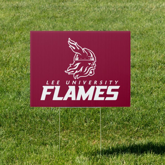Lee University Flames Vanguard Graphic Sign (Insitu)