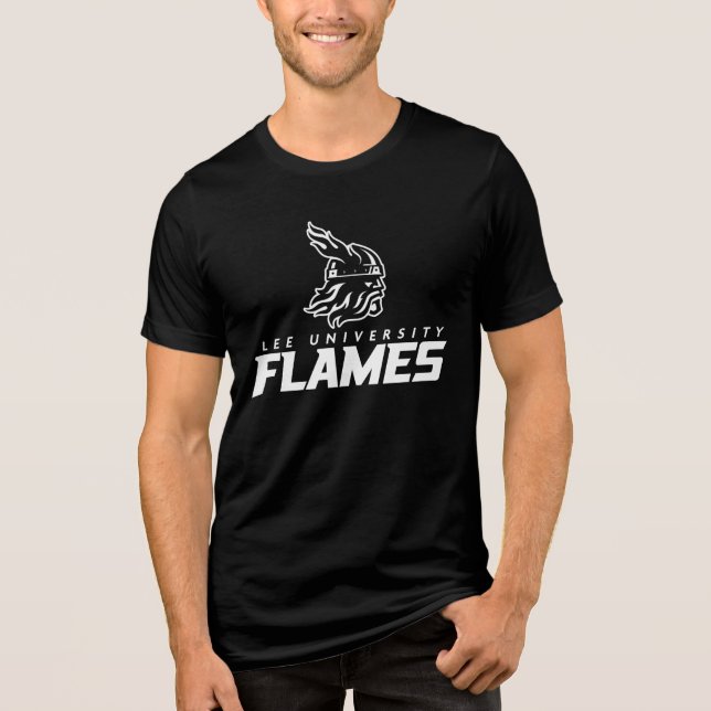 Lee University Flames Vanguard Graphic Tri-Blend Shirt (Front)