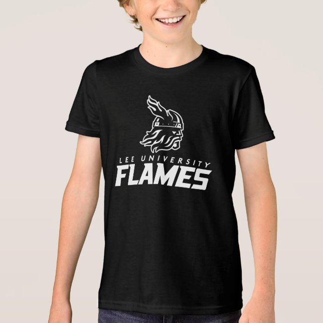 Lee University Flames Vanguard Graphic Tri-Blend Shirt (Front)