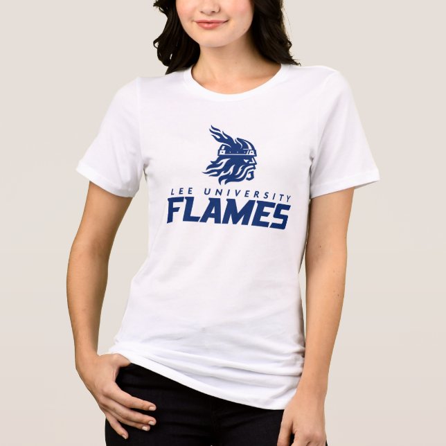 Lee University Flames Vanguard Graphic Tri-Blend Shirt (Front)