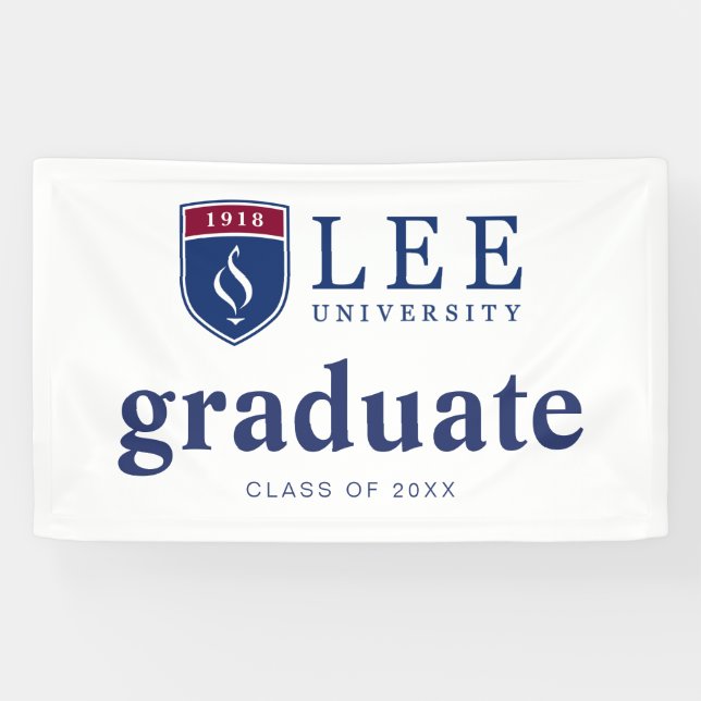 Lee University Graduation Banner (Horizontal)