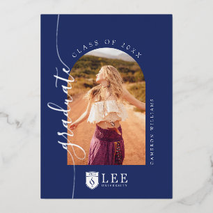 Lee University Graduation Foil Invitation
