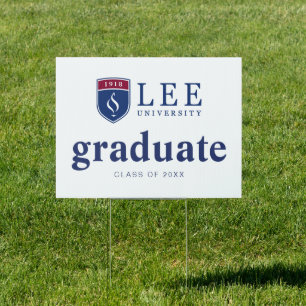 Lee University Graduation Sign