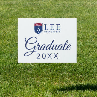 Lee University Graduation Sign