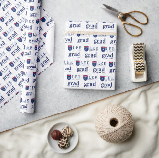 Lee University Graduation Wrapping Paper