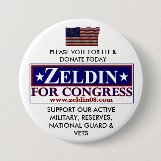 LEE ZELDIN FOR CONGRESS PINBACK BUTTON