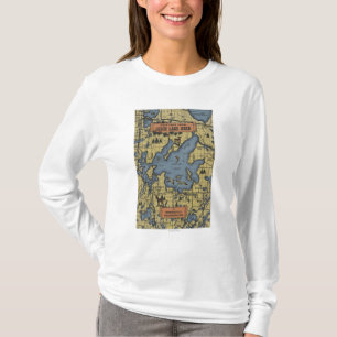 Leech Lake Area, Minnesota - Large Letter Scenes T-Shirt