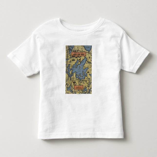 Leech Lake Area, Minnesota - Large Letter Scenes Toddler T-shirt (Front)