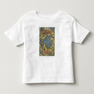 Leech Lake Area, Minnesota - Large Letter Scenes Toddler T-shirt