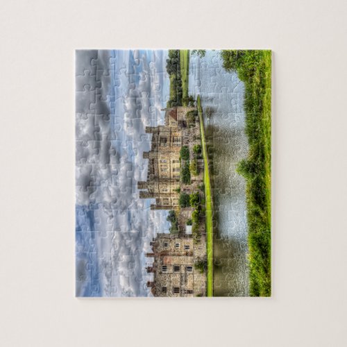 Leeds Castle And Moat Jigsaw Puzzle