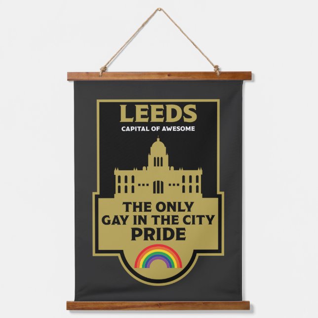 Leeds Gay Pride - Leeds England LGBT - Hanging Tapestry (Front)