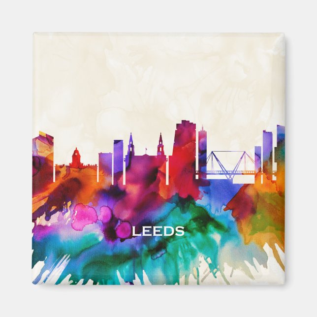 Leeds Skyline Magnet (Front)