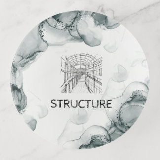 Leeds Tone Watercolor Trinket Tray