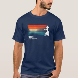 Leeds United Kingdom Retro Vintage Classic Style U T-Shirt