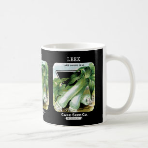 Leek Seed Packet Label Coffee Mug