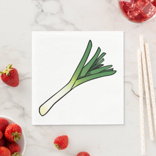 Leek Vegetable Napkins