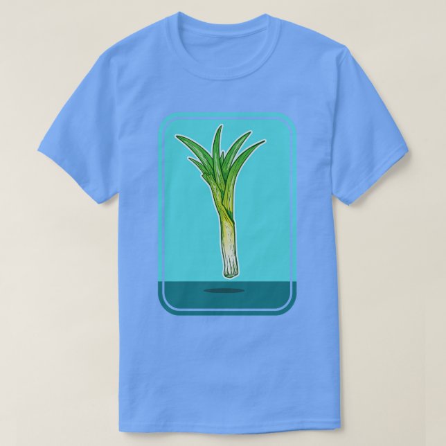 Leek vegetable plant T-Shirt (Design Front)