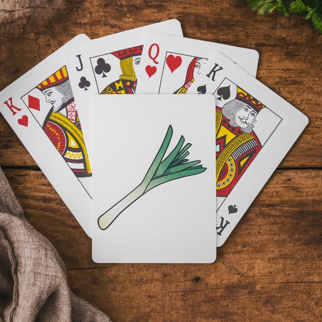 Leek Vegetable Poker Cards (Creator Uploaded)