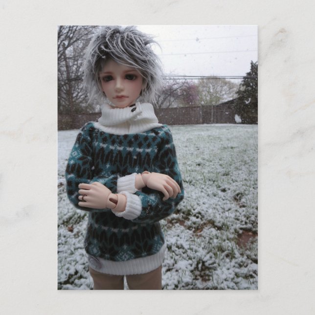 Leekeworld Min, Asian Ball-Jointed Doll Postcard (Front)