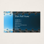 Leenece - Blue Fractal Business Card