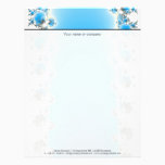 Leenece - Blue Fractal Letterhead