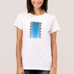 Leenece - Blue Fractal T-Shirt