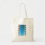 Leenece - Blue Fractal Tote Bag