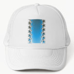 Leenece - Blue Fractal Trucker Hat