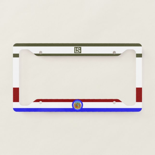 Lee's Summit (Missouri) city flag License Plate Frame (Front)