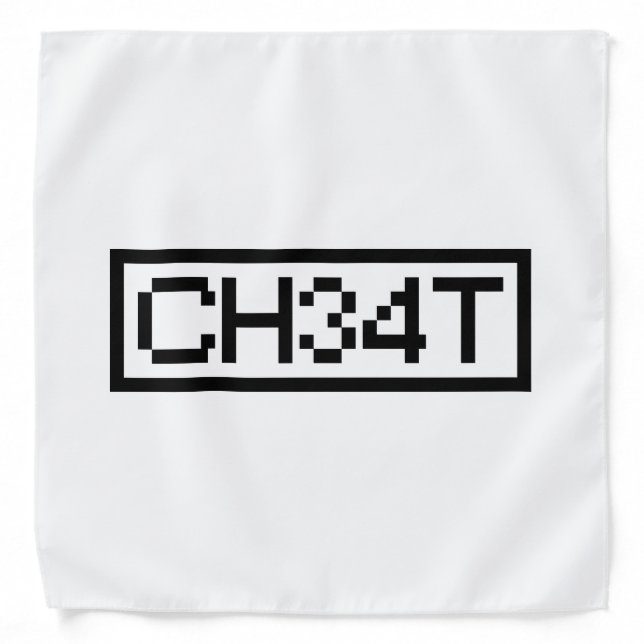 LEET CHEAT BANDANA (Front)