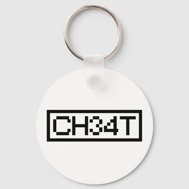 LEET CHEAT KEYCHAIN (Front)