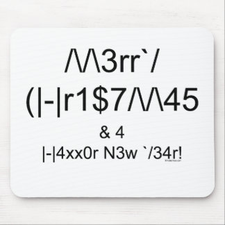 LEET Christmas Mouse Pad