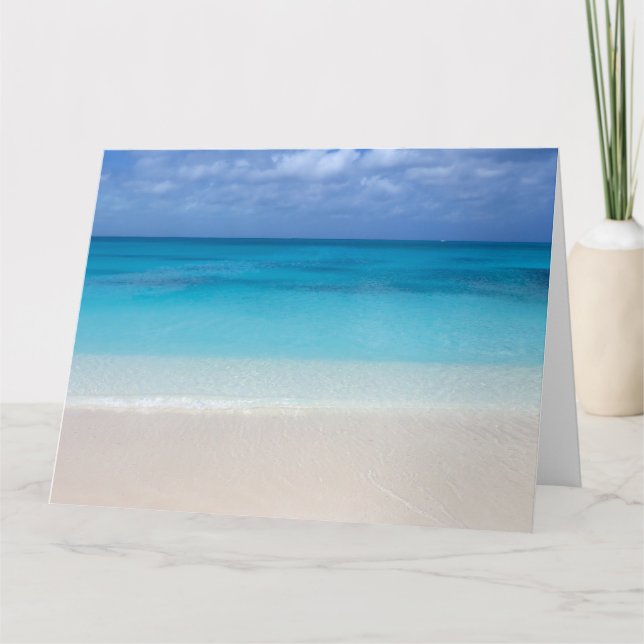Leeward Beach | Turks and Caicos Photo Card (Front)