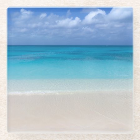 Leeward Beach | Turks And Caicos Photo Glass Coaster
