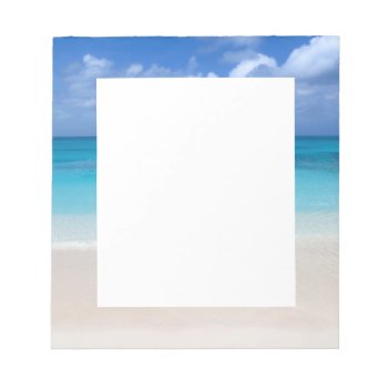 Leeward Beach | Turks And Caicos Photo Notepad by ElkeClarkeImages at Zazzle