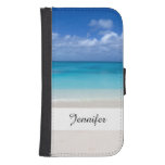 Leeward Beach | Turks And Caicos Photo Wallet Phone Case For Samsung Galaxy S4 at Zazzle