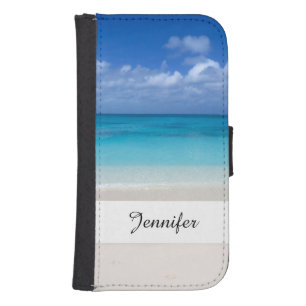 Leeward Beach   Turks and Caicos Photo Wallet Phone Case For Samsung Galaxy S4
