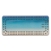 Leeward Beach | Turks and Caicos Photo Wood Cribbage Board (Front (Horizontal))