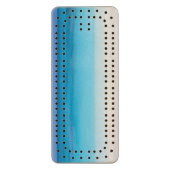 Leeward Beach | Turks and Caicos Photo Wood Cribbage Board (Front Vertical)