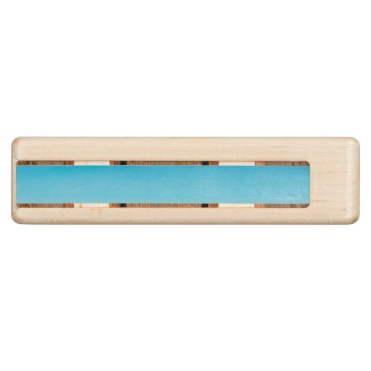 Leeward Beach | Turks and Caicos Photo Wood Cribbage Board (Side)
