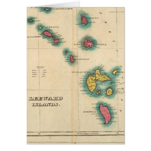 Leeward Islands Cards (Front)