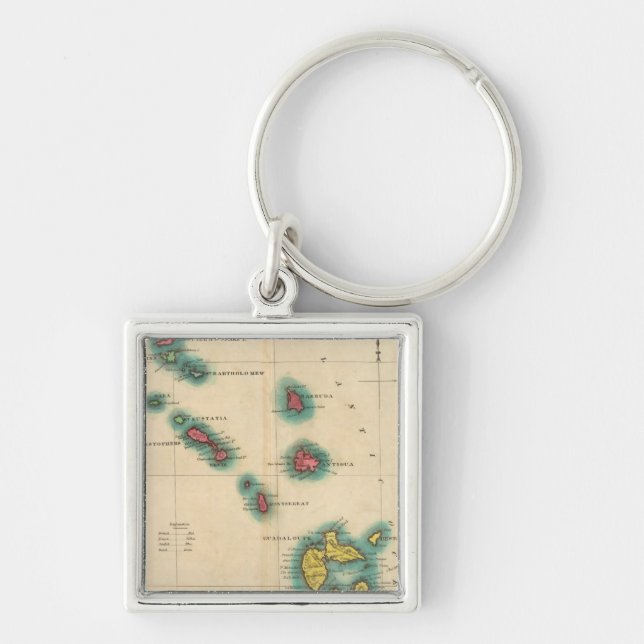 Leeward Islands Keychain (Front)