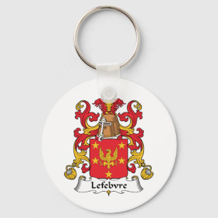 Lefebvre Family Crest Keychain