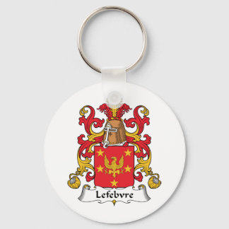 Lefebvre Family Crest Keychain