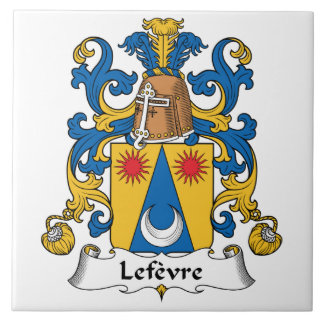 Lefevre Family Crest Tile