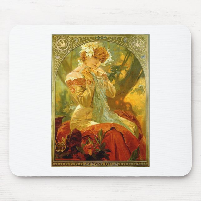Lefevre Utile Poster 1904 Mouse Pad (Front)